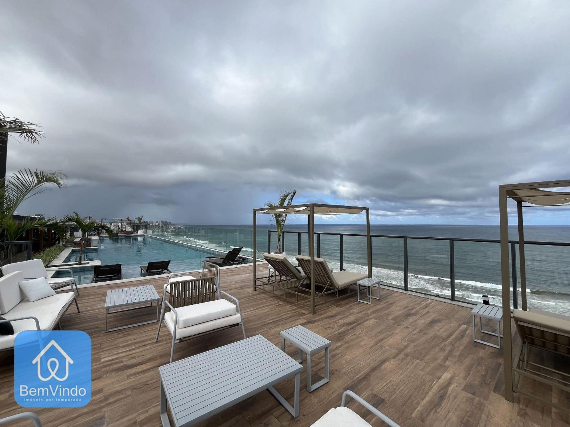 Apartamento Estudio Perfeito E Completo Com Vista Mar