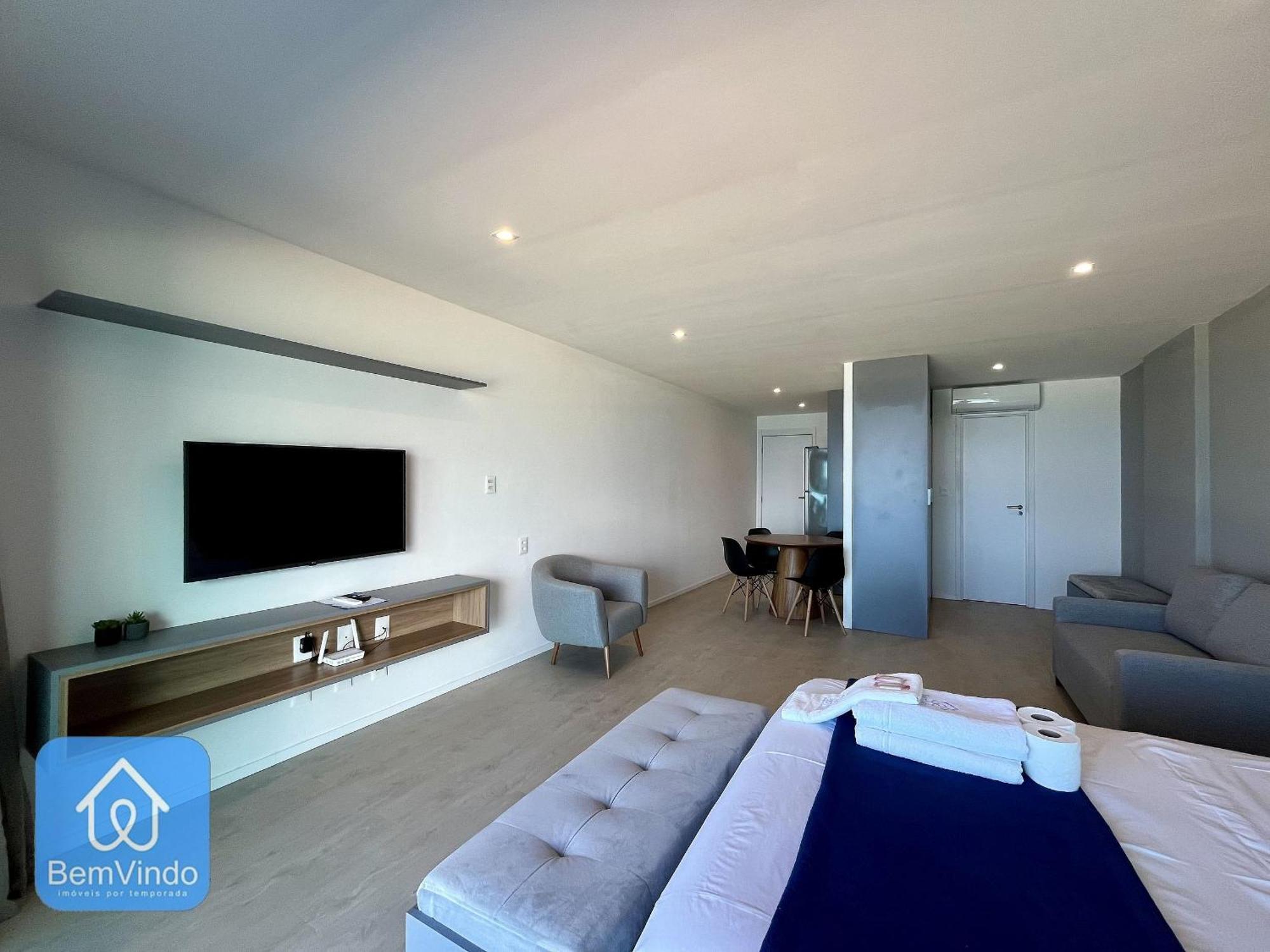 Apartamento Estudio Perfeito E Completo Com Vista Mar